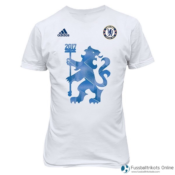 Chelsea Training Shirts 2017-18 Weiß Fussballtrikots Günstig